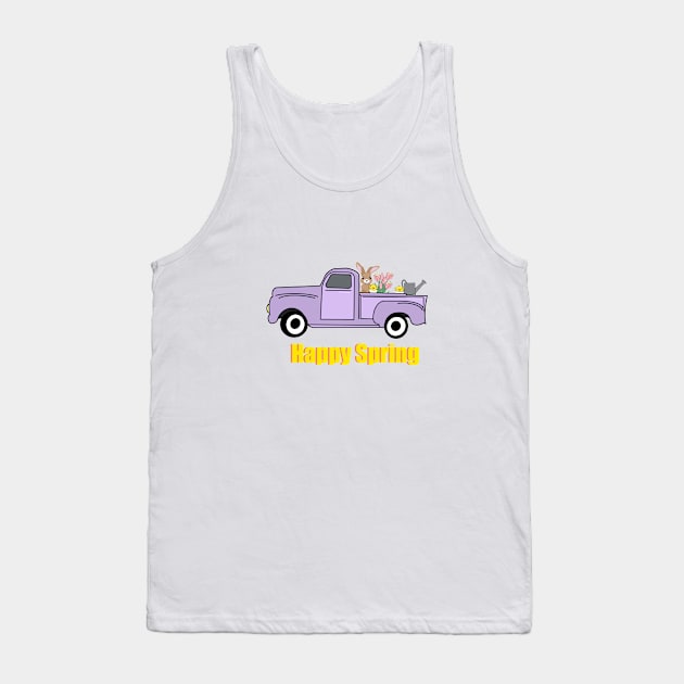 Spring flowers truck Tank Top by morgananjos